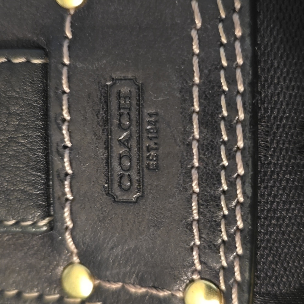 Coach MANDY Legacy Limited Edition Signature Jacquard Leather Satchel Handbag/ - Picture 10 of 10